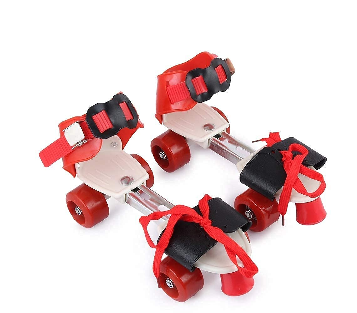 BAGHWALE PRODUCTS Sterling Adjustable Roller Skates for Kids Junior Girls Boys Outdoor Sports Games Adjustable Size 16 CMT. to 21 CMT (Color May Vary)