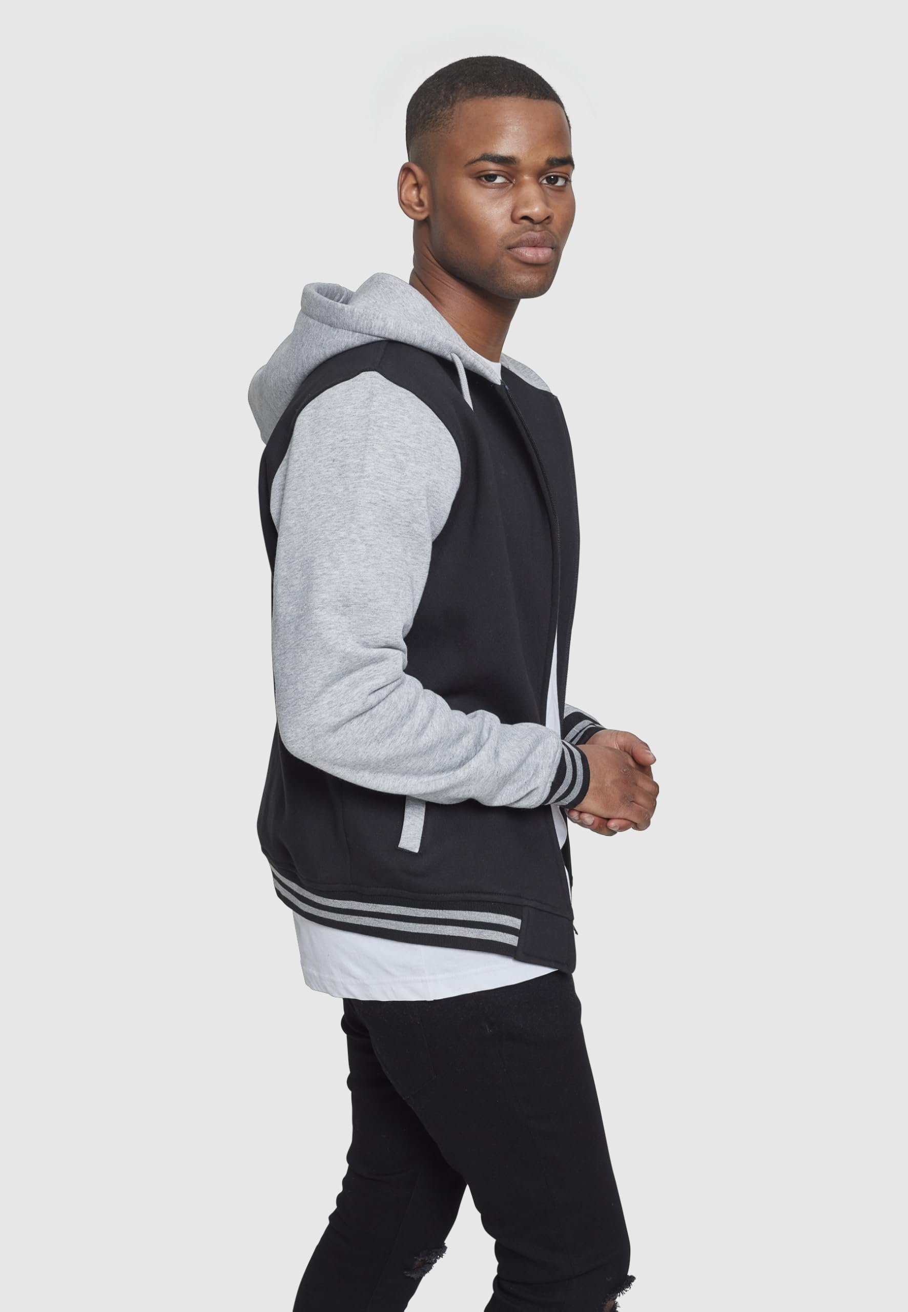 Urban Classics Herren 2-Tone Zip Hoody