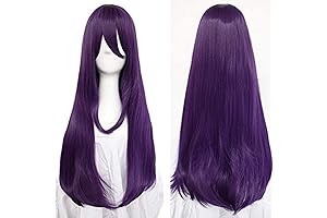 Cosplay Wig: Vibrant Purple Tresses for Anime Magic