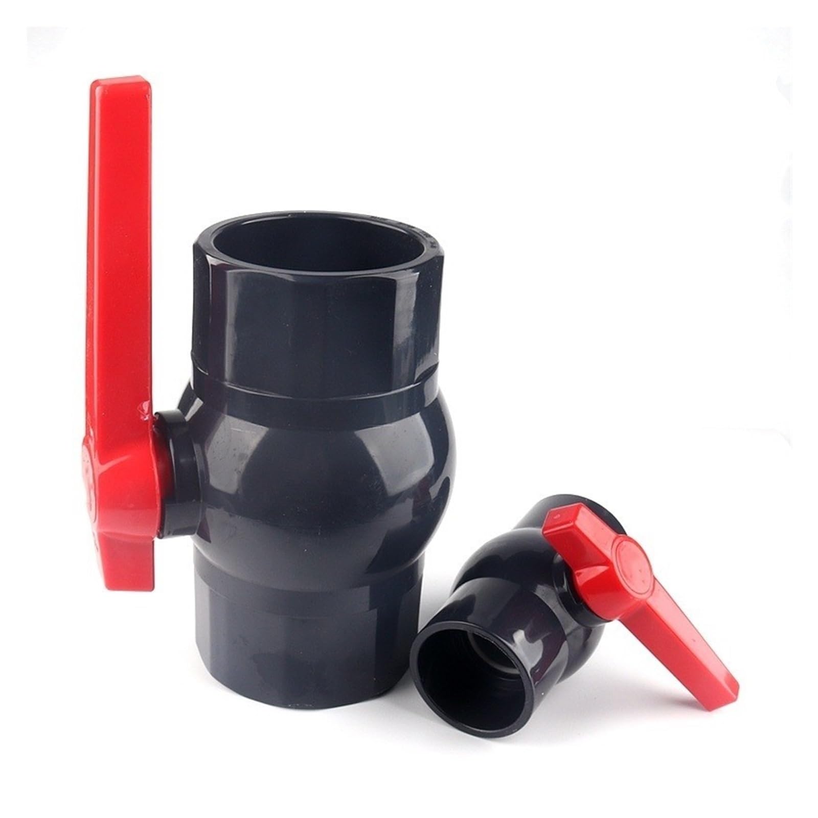 CHATROOM 1 Pcs 20-110 Mm UPVC Flache Kugel Ventil Garten Bewässerung Schlauch Anschluss Armaturen Aquarium Schalter Globus Ventil Große Größe(ID 90 mm)
