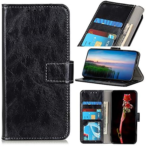 Nokia C2 2nd Edition Case, Sturdy Practical Nokia C2 2nd Edition Phone Case, Magnetic Flip Wallet Case for Nokia C2 2nd Edition Case, Black Cover