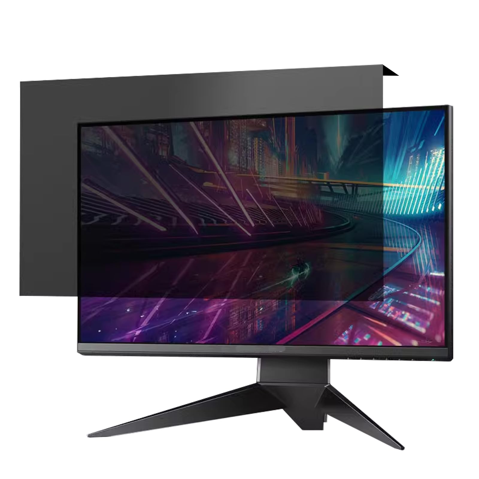 Aioneer Removable Light Filter,20-32In Privacy Shield Hanging Type Anti Scratch Monitor Desktop Frame Hanging Type For Easy On/Off-32in 730 * 440mm