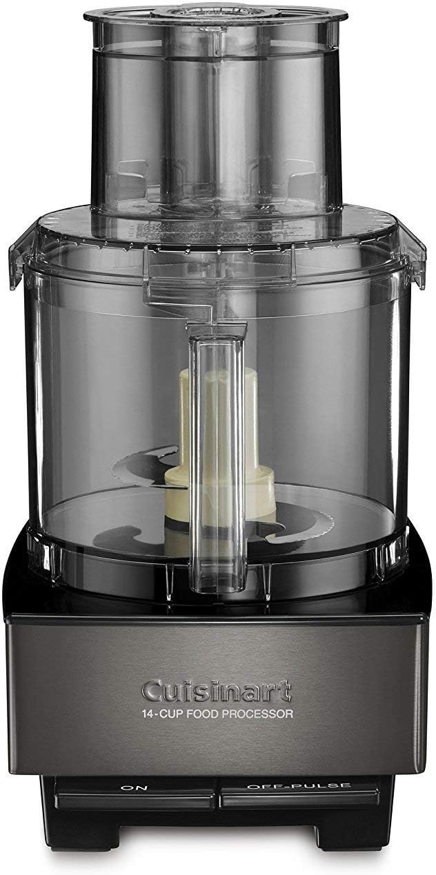 Cuisinart Food Processor 14-Cup Vegetable Chopper for Mincing, Dicing, Shredding, Puree & Kneading Dough, Black Stainless, DFP-14BKSY 14-Cup Black - Image 1 of 2