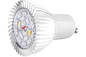 Zerone Plant Grow Light LED 18W GU10 Bulbs, High Growing CRI90 with...