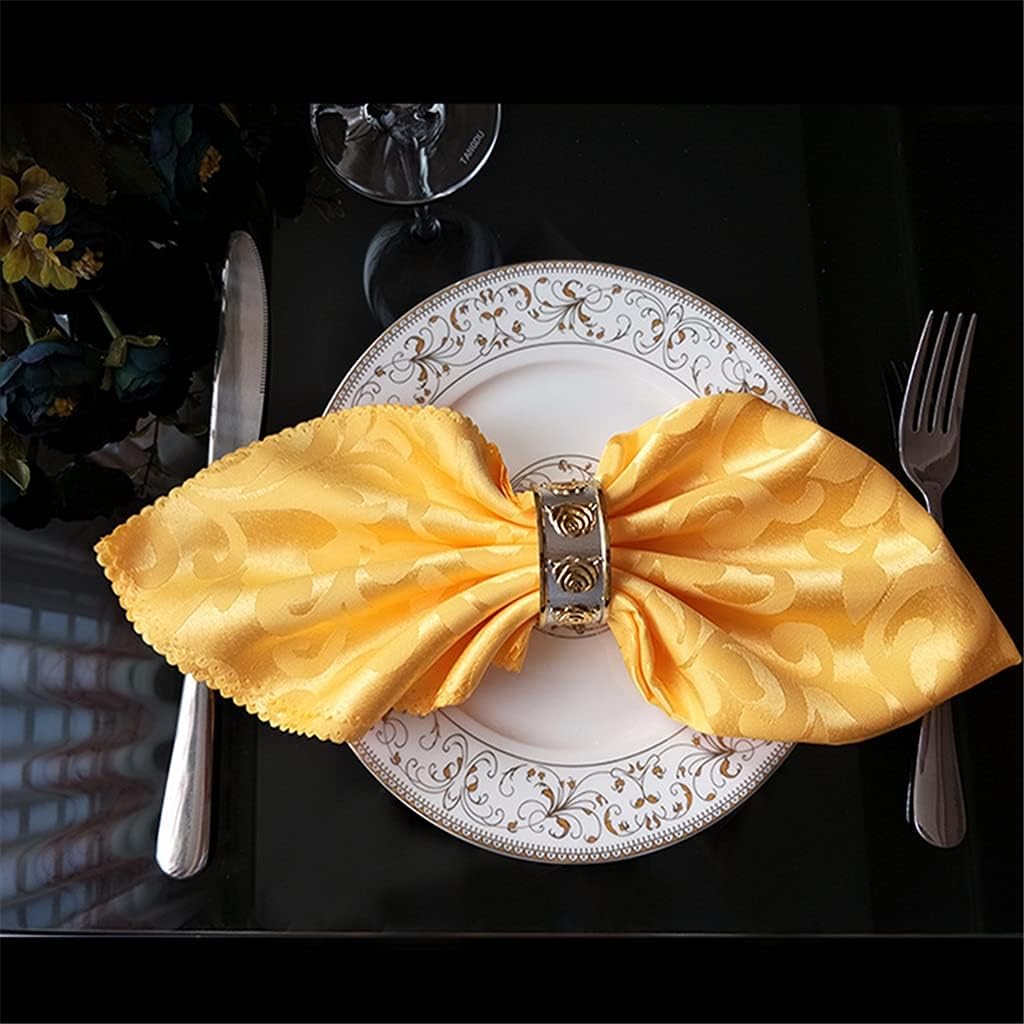 10pcs Polyester 48cm Square Table Cloth Napkins for Wedding Birthday Decoration Colored Napkin Fabric Embroidered (Color : 5, Size : One Size) (1 One Size)