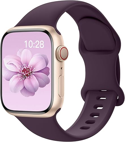 Miniatura 21 de Correa deportiva de silicona para Apple Watch 40 mm 38 mm, 41 mm, 44 mm, 45 mm, 42 mm, 49 mm - Correa de repuesto suave y resistente al agua