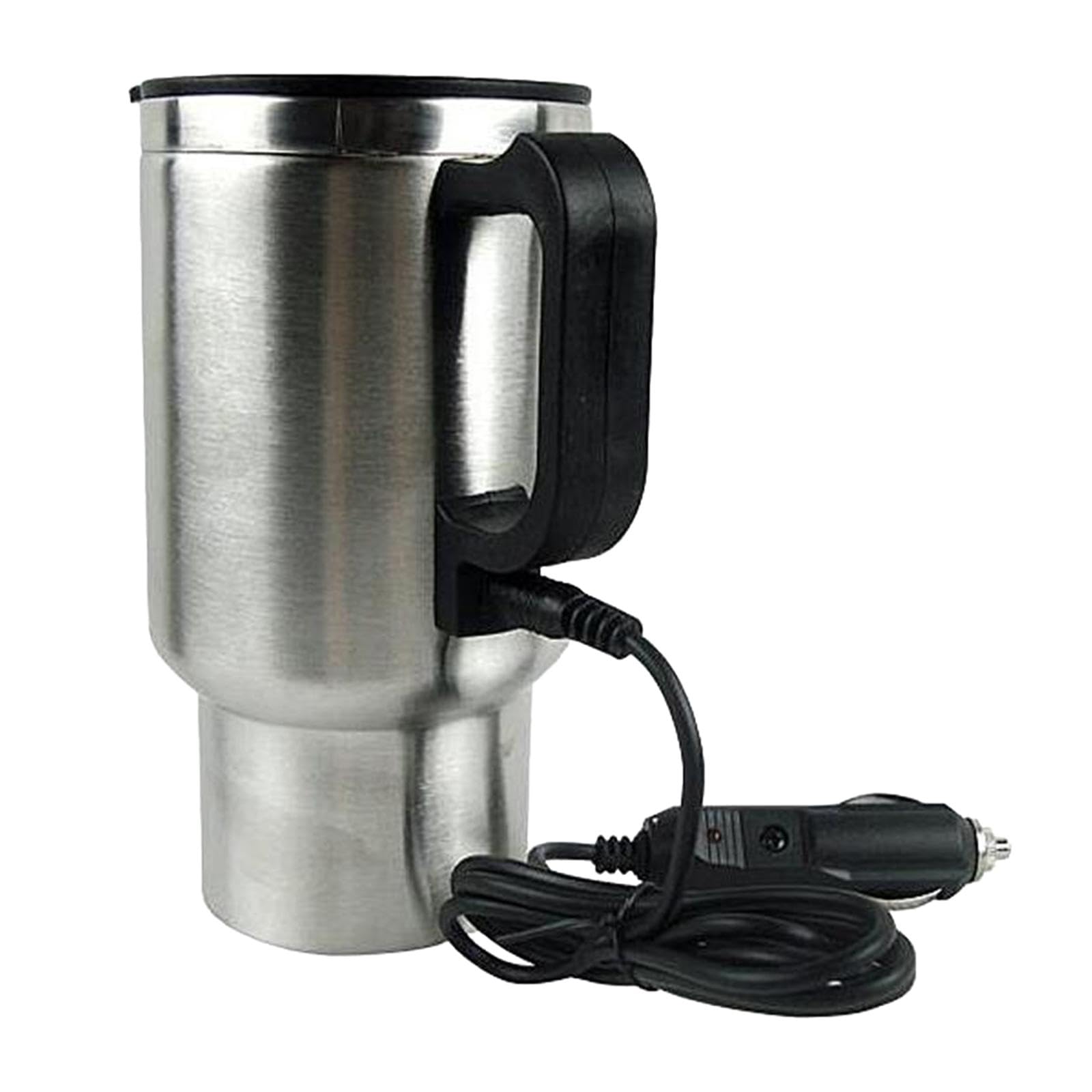 Car Electric Heating Mug Cup Travel Kettle 12V 0.48L Stainless Steel for Self