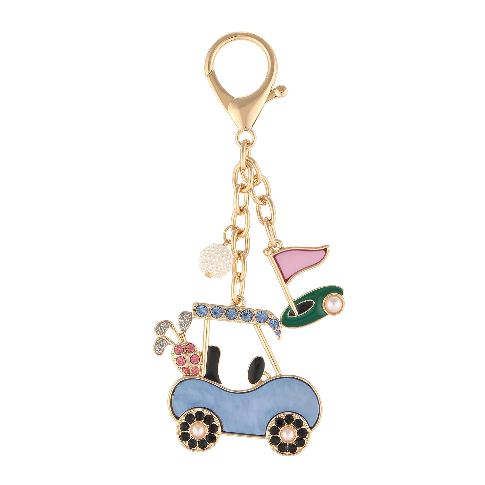 Madison Tyler Western Cowboy Boots Cherry Bow Keychain