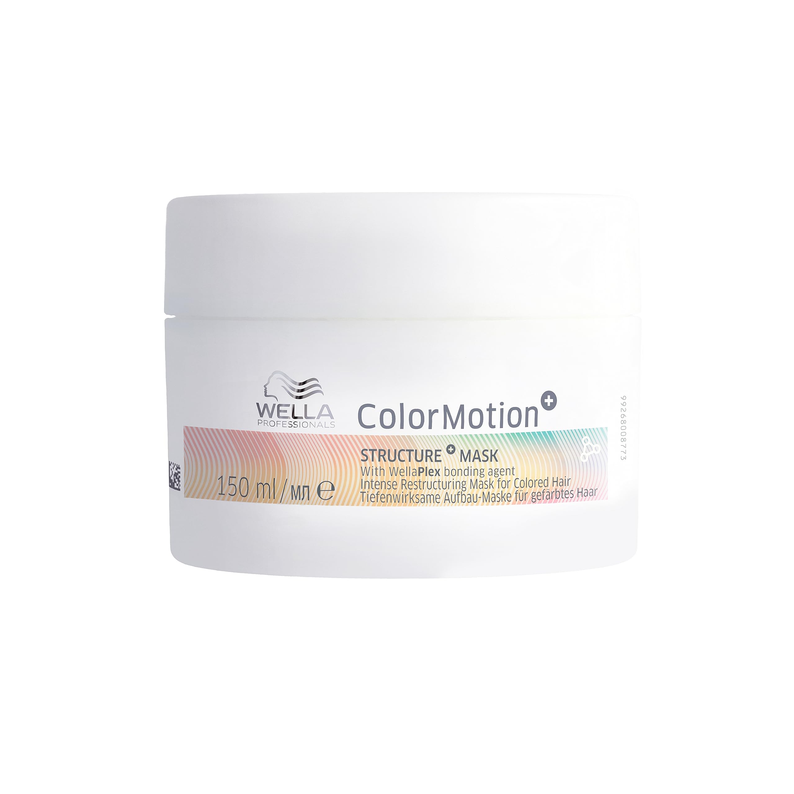 Wella Professionals ColorMotion+ Haarkur – professionelle Haarmaske für gefärbtes Haar – intensive Reparatur und Pflege mit WellaPlex Strukturfestiger für mehr Glanz und Widerstandskraft – 150 ml