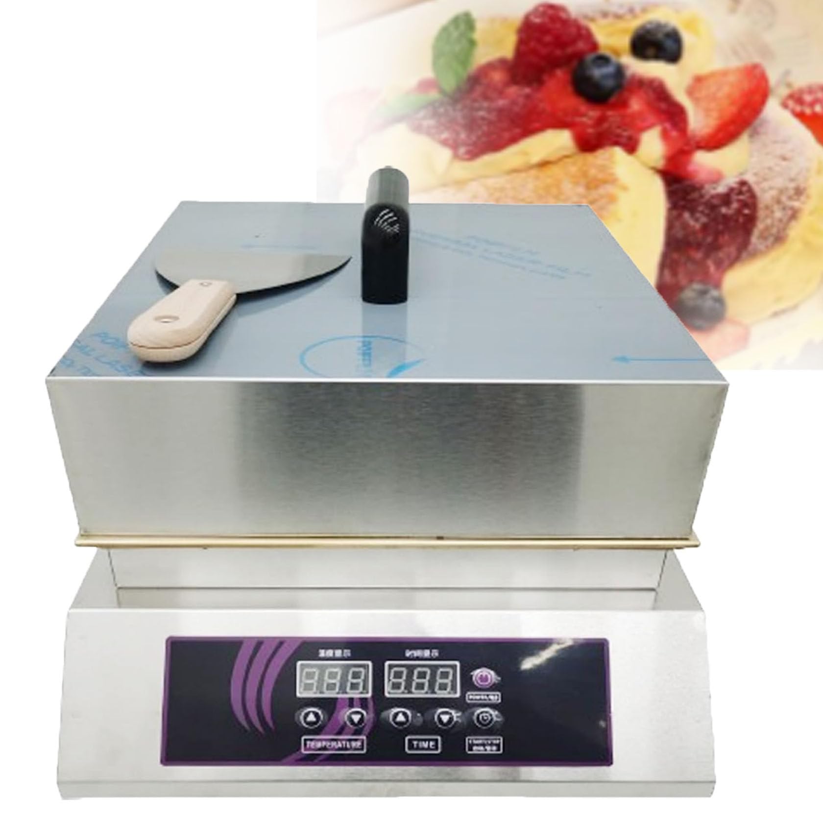 HUMNZR Japanese Souffle Pancake Maker, Electric Dorayaki Muffin Making Machine Singlehead