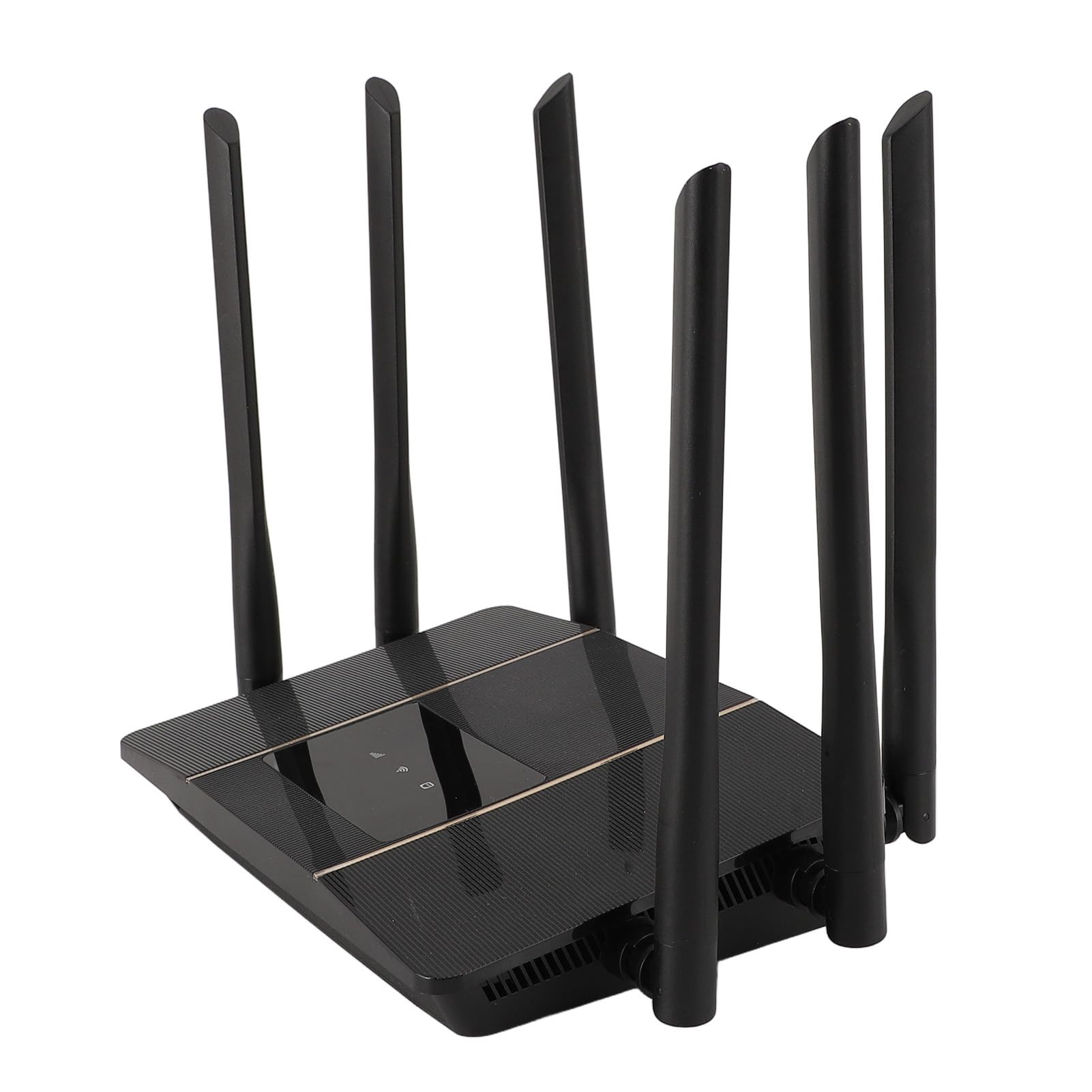 SUNGOOYUE Router Bezprzewodowy 4G LTE CPE, Szybki Modem 300 Mb/s z 6 Antenami i Gniazdem Karty SIM, Do Użytku Domowego w Biurze Do 32 urządzeń