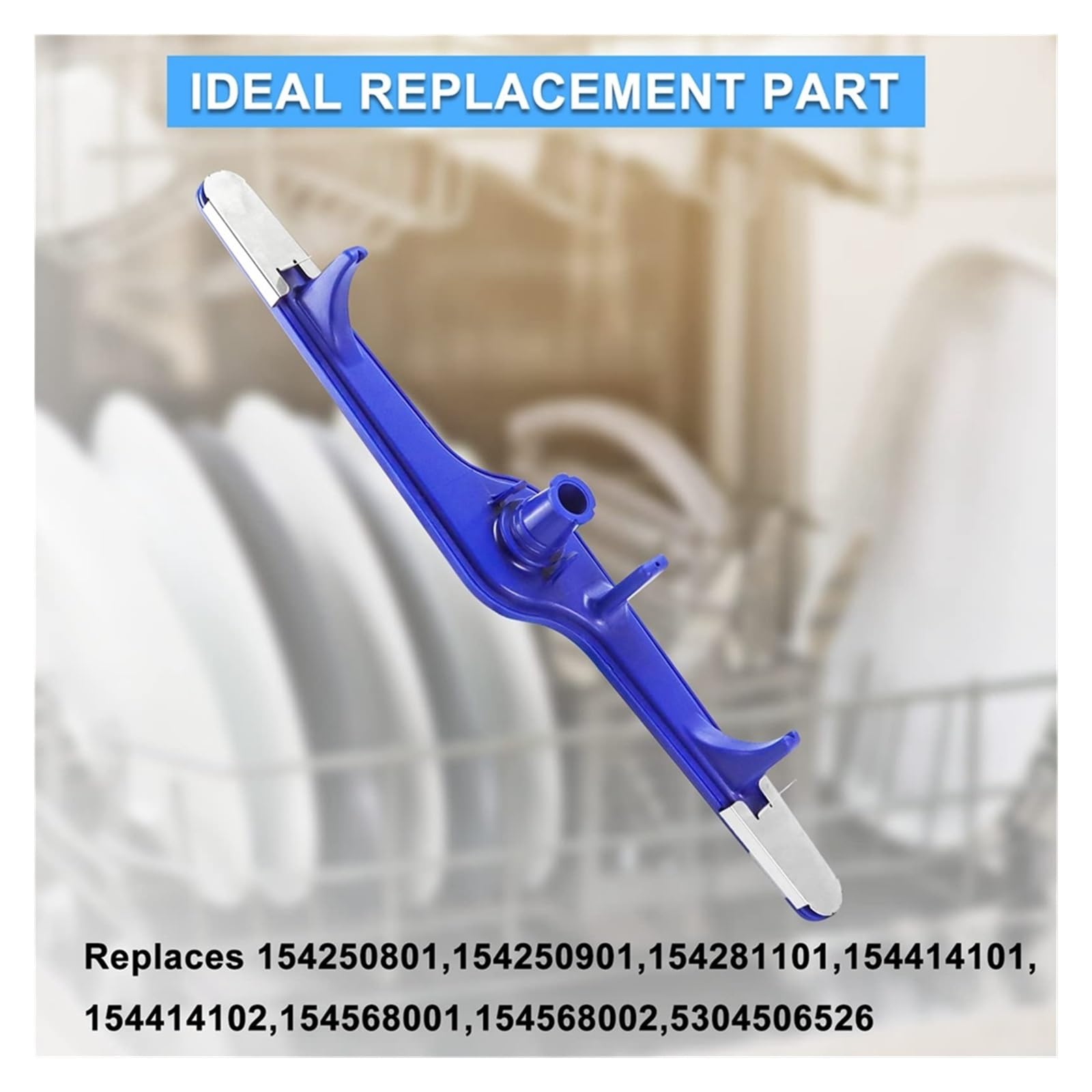 5304517203 Brazo Rociador Inferior For Lavavajillas, Compatible con Frigidaire Y Kenmore. Repuestos For Lavavajillas: 154568001, 154414101 Y 154568002.