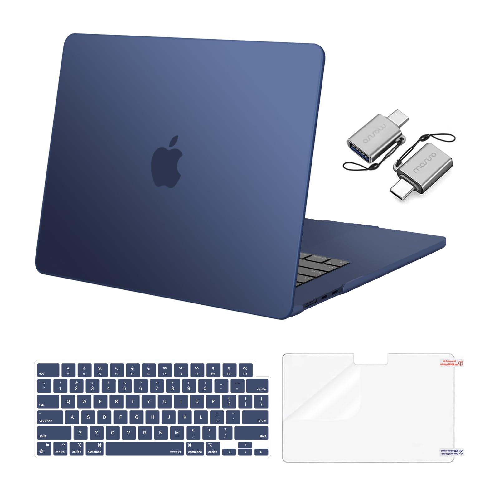 MOSISO Compatible with MacBook Air 15 inch Case M5 2026 M4 M3 M2 2025-2023
