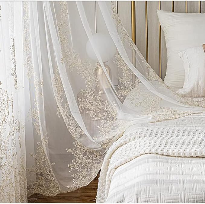 Tenda Velata In Tulle 140x260cm - Trasparente Per Porte E Finestre, Stile Moderno E Leggero - Foto 3