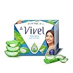 Vivel Aloe Vera Grade 1 Bathing Soap with Vitamin E for Soft Glowing skin, 600g (150g – Pack of 4), Soap for Women & Men, For All Skin Types
