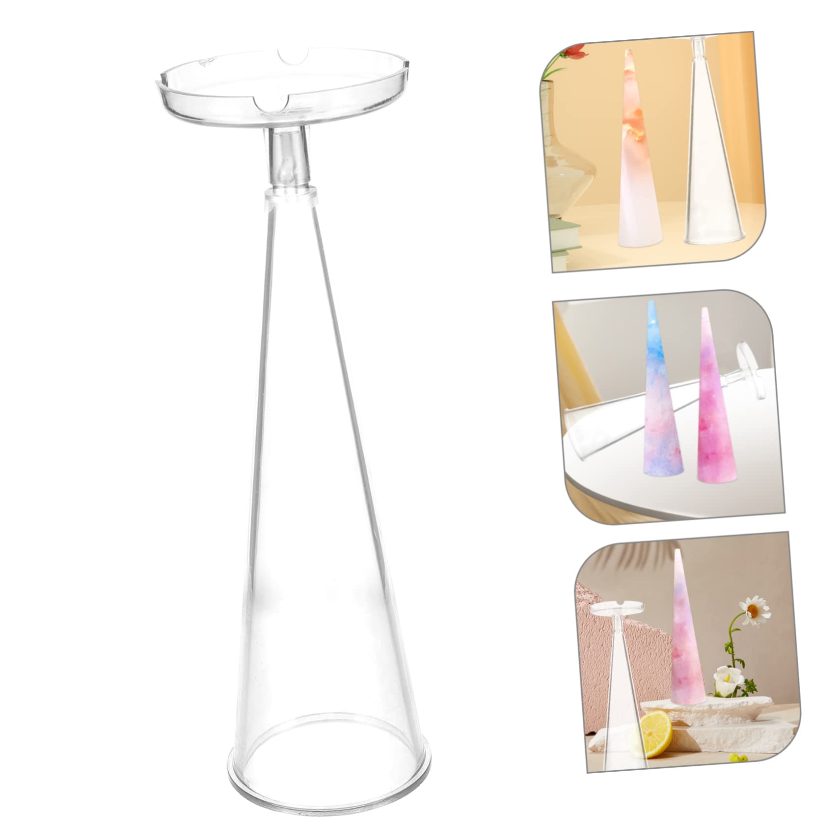 ARTIBETTER 2 Moldes De Plástico Para Velas Moldes Cónicos Para Velas Aromáticas Moldes Para Velas De Soja Moldes Cónicos Para Velas Moldes Para Manualidades Moldes Para Velas