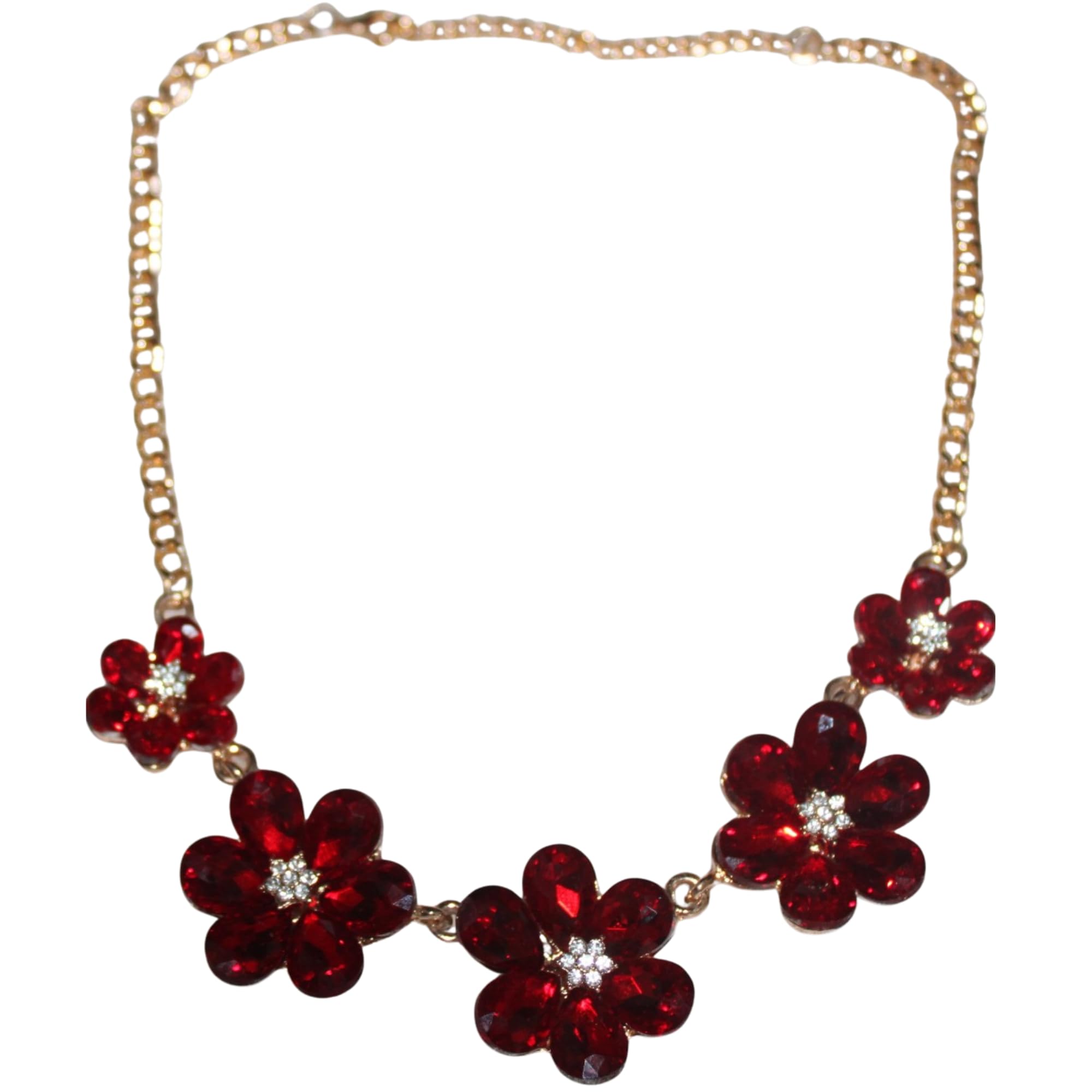 Maroon Stone Necklace for Women & Girls-image-43
