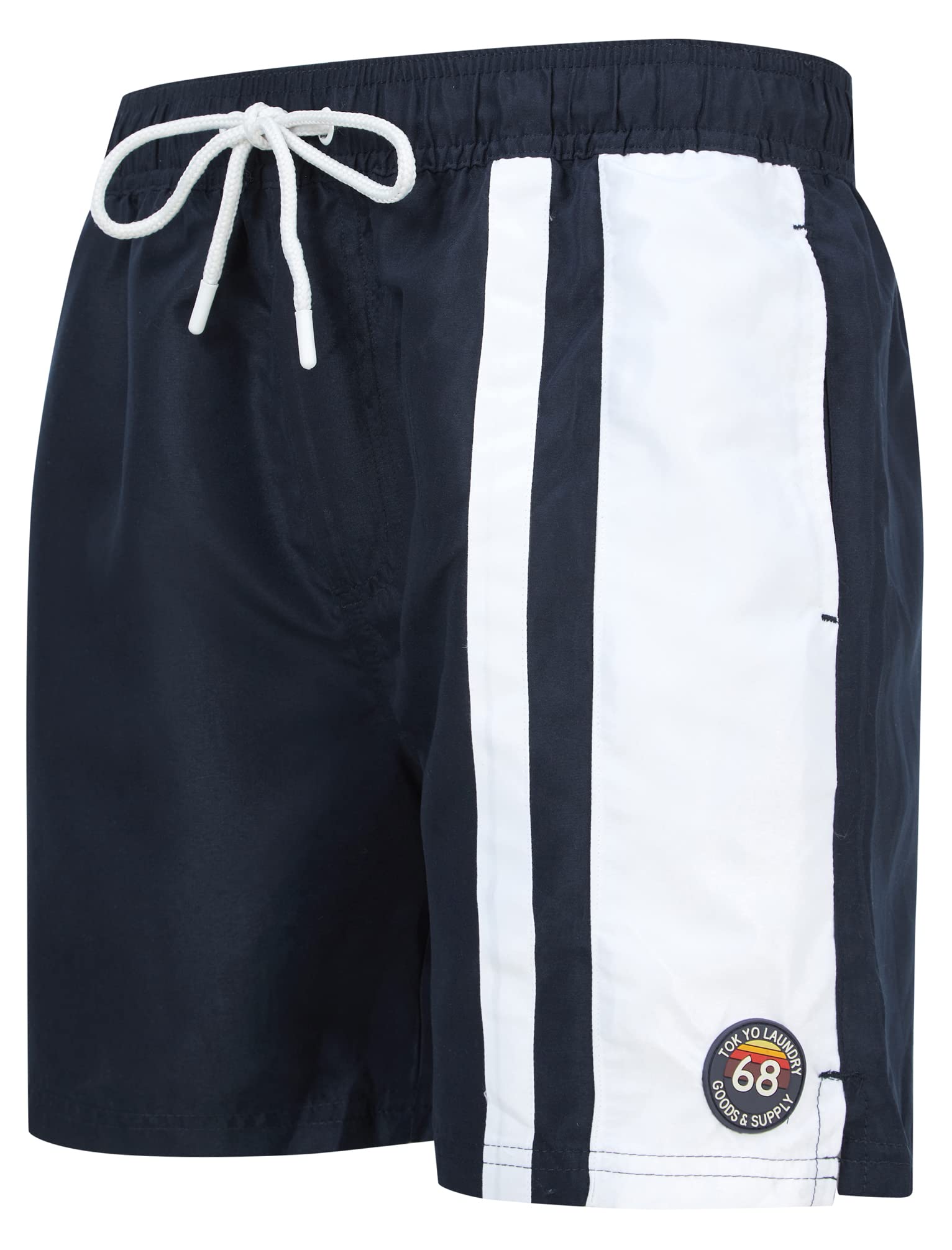 Tokyo Laundry Men's Tillamook Striped Swim Shorts