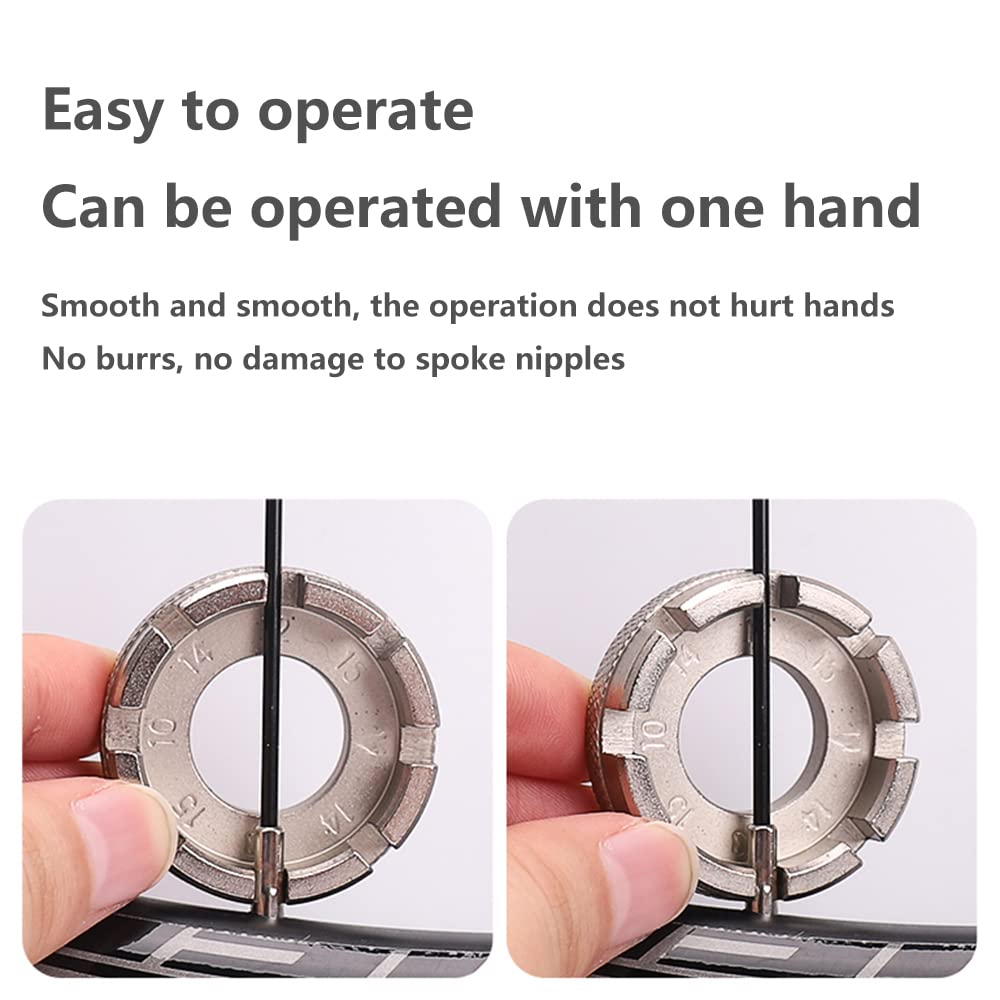 JUVEL Universal Speichenschlüssel - Der Praktische Nippelspanner Für Alle Fahrradtypen