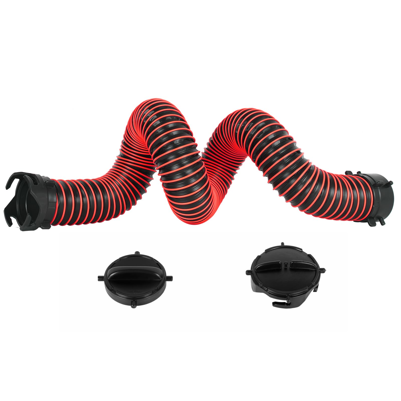 5FT RV Sewer Hose Extension Camper Sewer Hose Extension with Caps