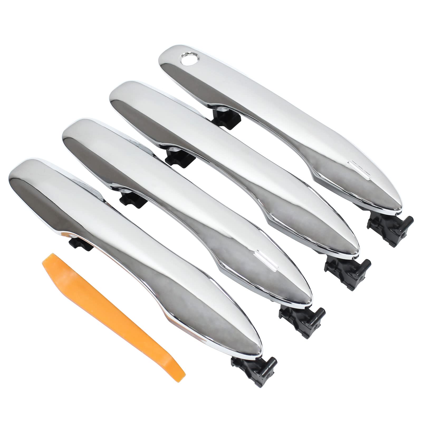 Amazon.com: MOTOKU Front and Rear Exterior Door Handle Chrome for