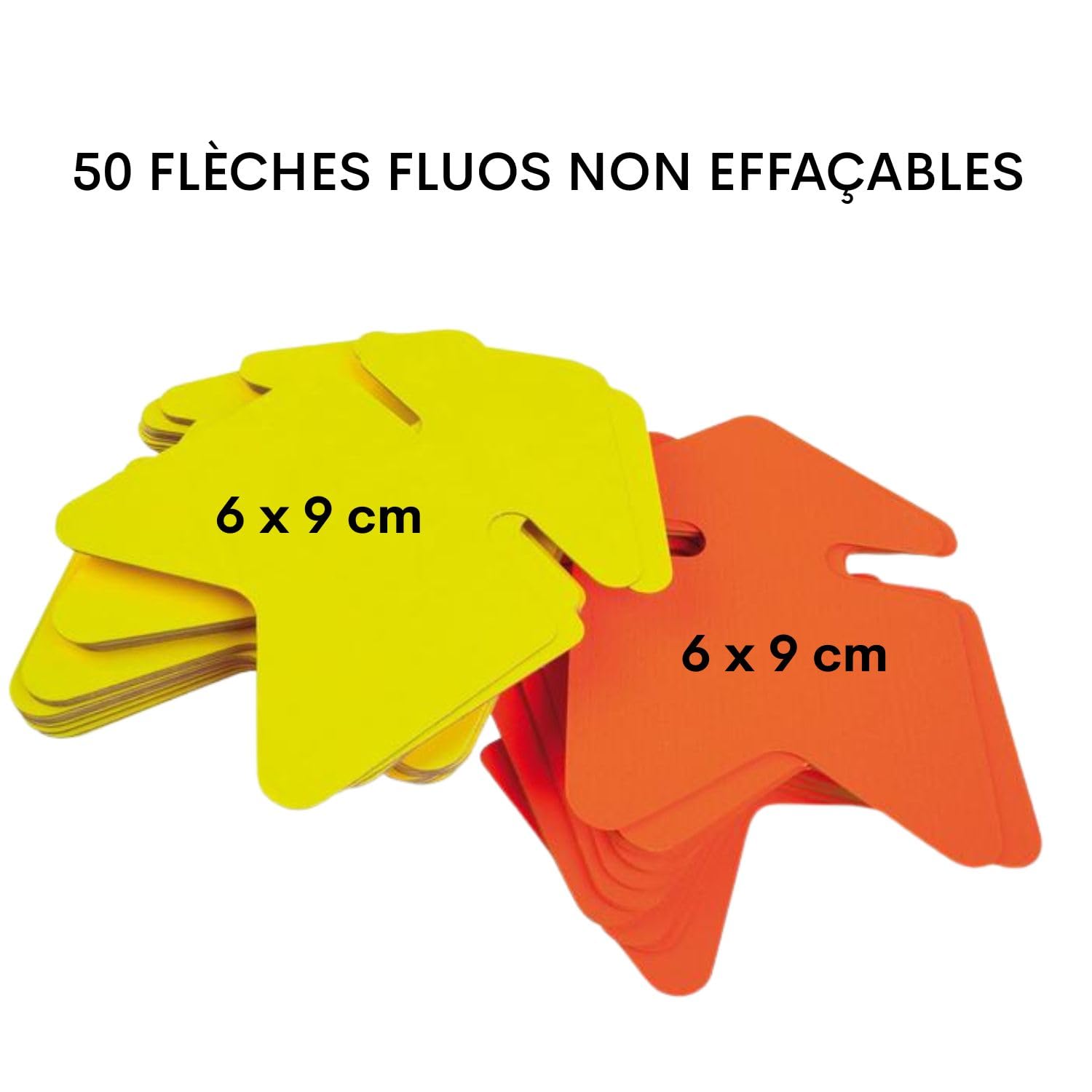 Lot De 50 Plumes Complètes Pour Flèches Aile Droite Jaune Fluorescent Gateway - Chasse à L'arc