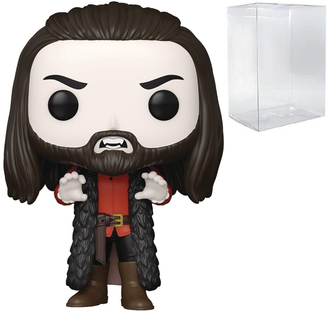 POP TV: What We Do in The Shadows - Nandor The Relentless Funko Vinyl Figure (Bundled with Compatible Box Protector Case) Multicolored 3.75 inches