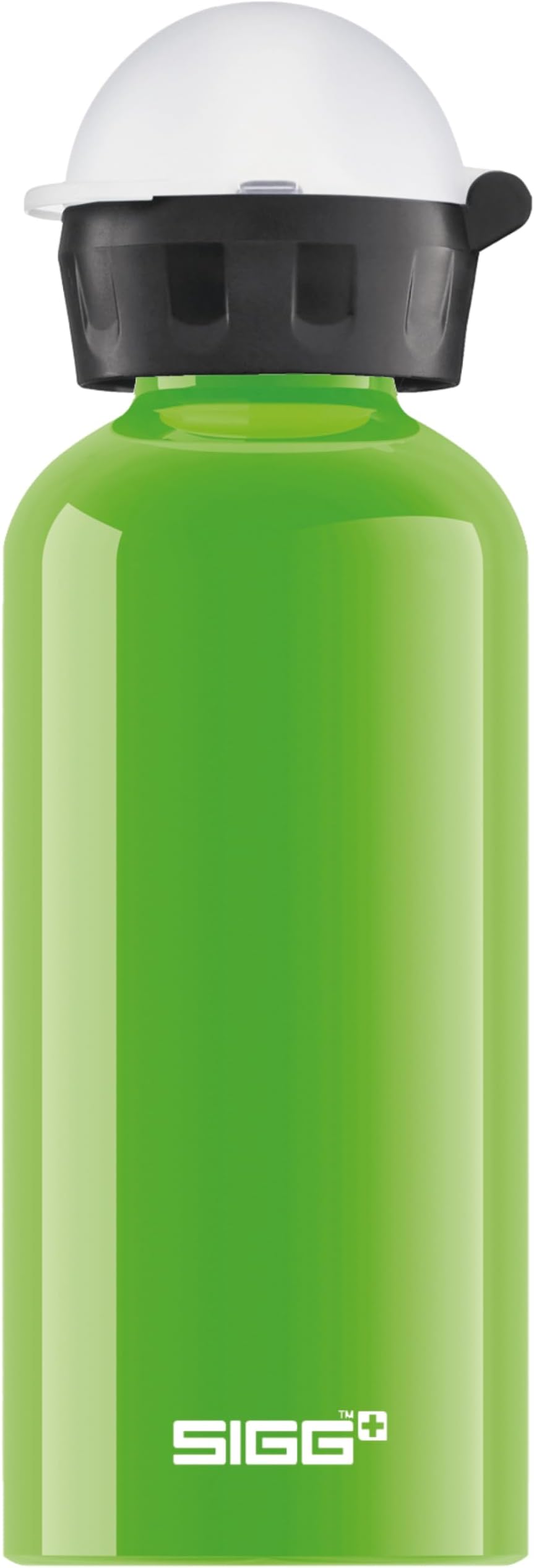 Sigg - Aluminium Kids Water Bottle - KBT Kicker - Leakproof - Lightweight - BPA Free - Climate Neutral Certified - Green - 0.4L