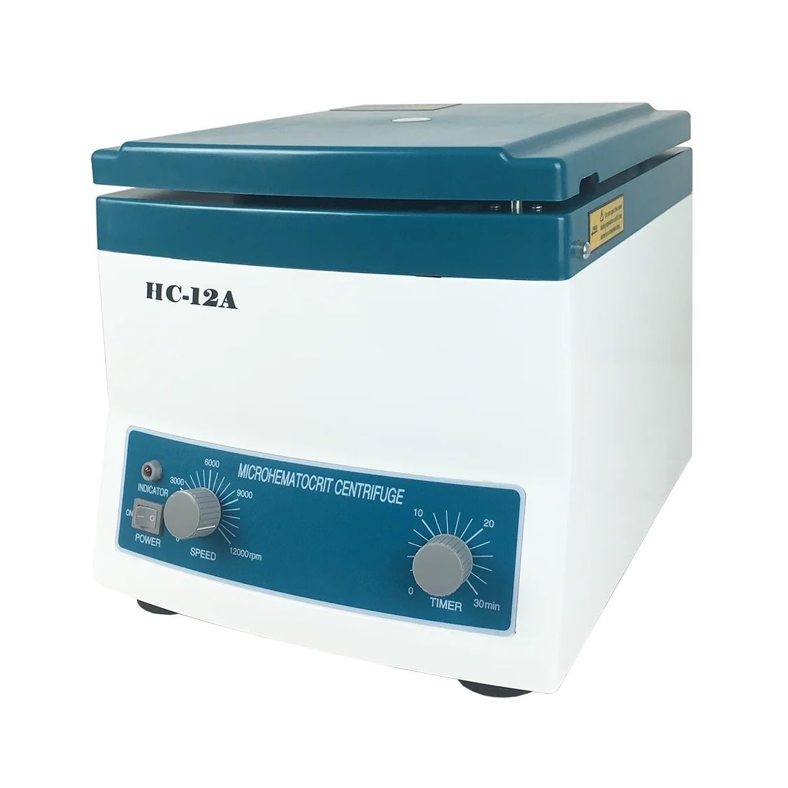 centrífuga de laboratorio, Centrífuga De Microhematocrito, Tubo Capilar 24 Lugares 12000 Rpm For Equipo Laboratorio Pruebas PCV/HCT HC-12A