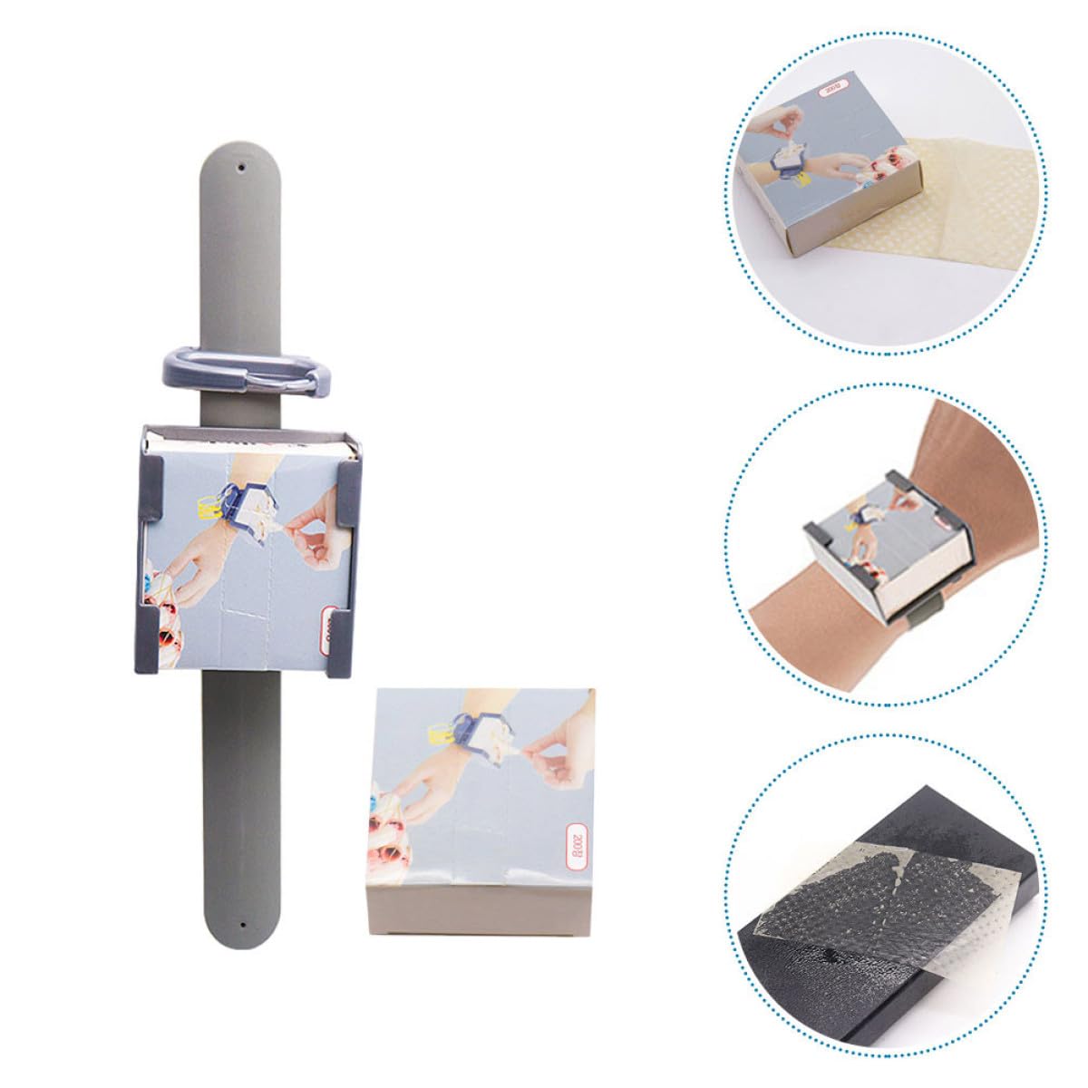 Dauerwellenpapier Satz mit Sicherem Handgelenkband und Atmungsaktivem Pe Papier für Friseursalons und Persönliches Haarstyling