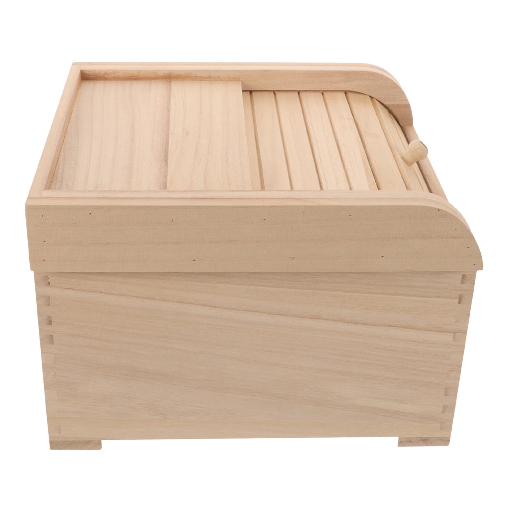 Conteneur de stockage de riz anti humidité en bois massif 5kg étanche