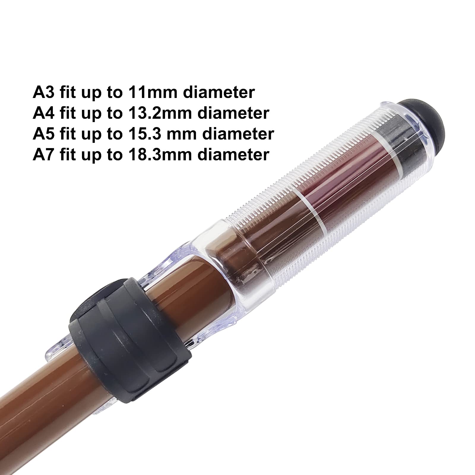 Aventik Tenkara Universal Protective Rod Cap for Tenkara Rods (A4(13.2mm))