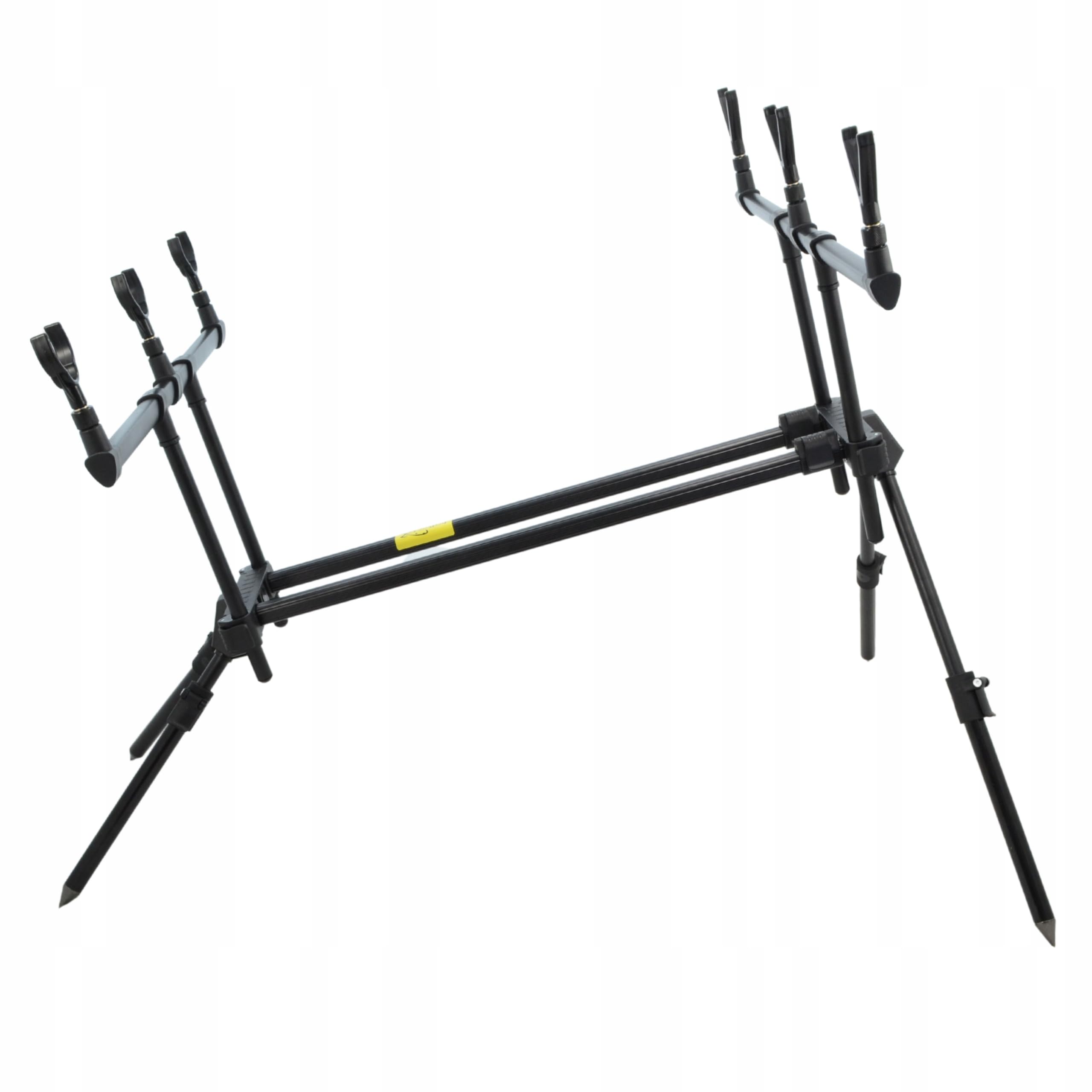 A&N Rod Pod – Karpfen Rutenständer für 3 Ruten, verstellbar 60–115 cm, stabiler Rutenständer mit Transporttasche und Auflagen