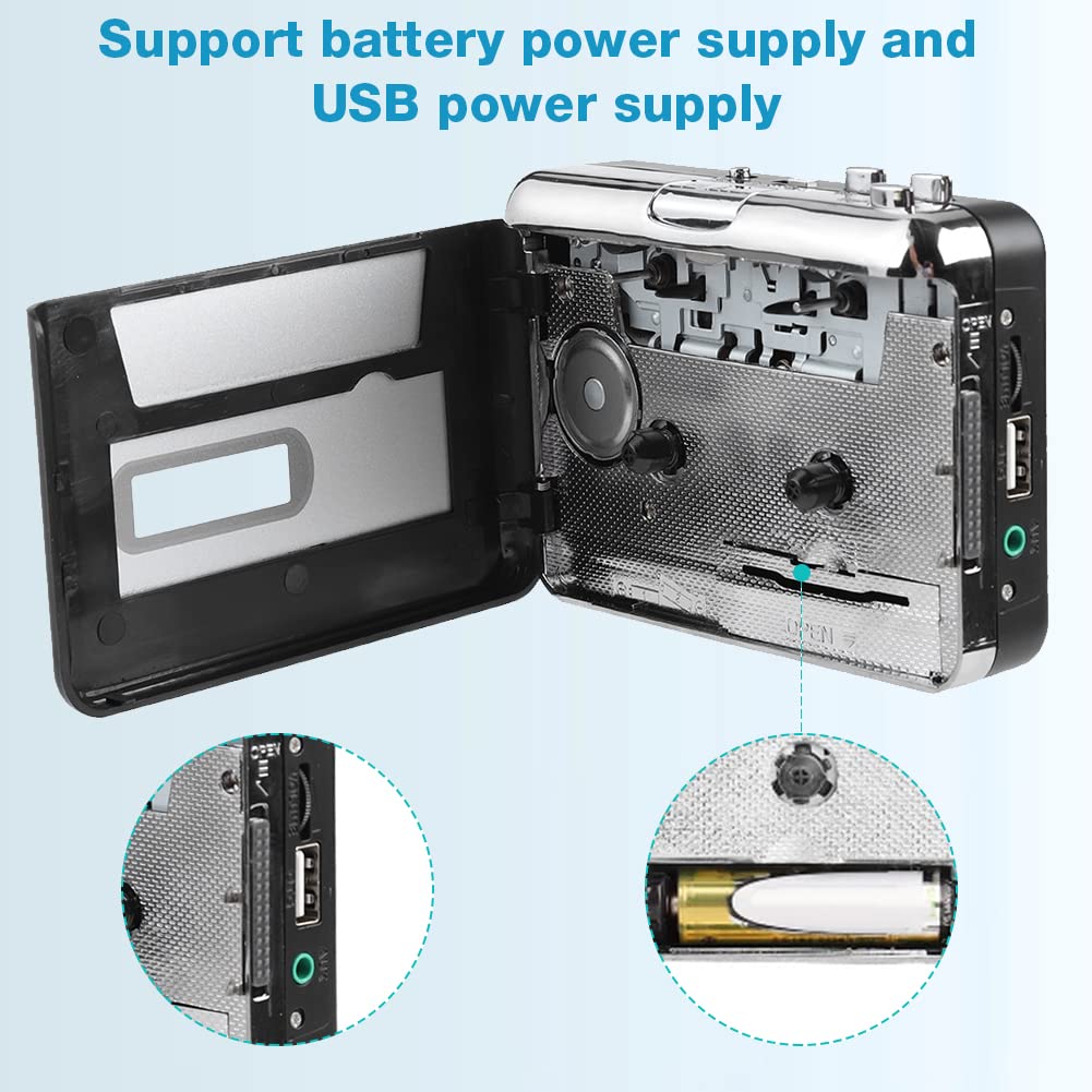 Convertitore Cassette A MP3 USB - Lettore Portatile Per Digitalizzare Musicassette