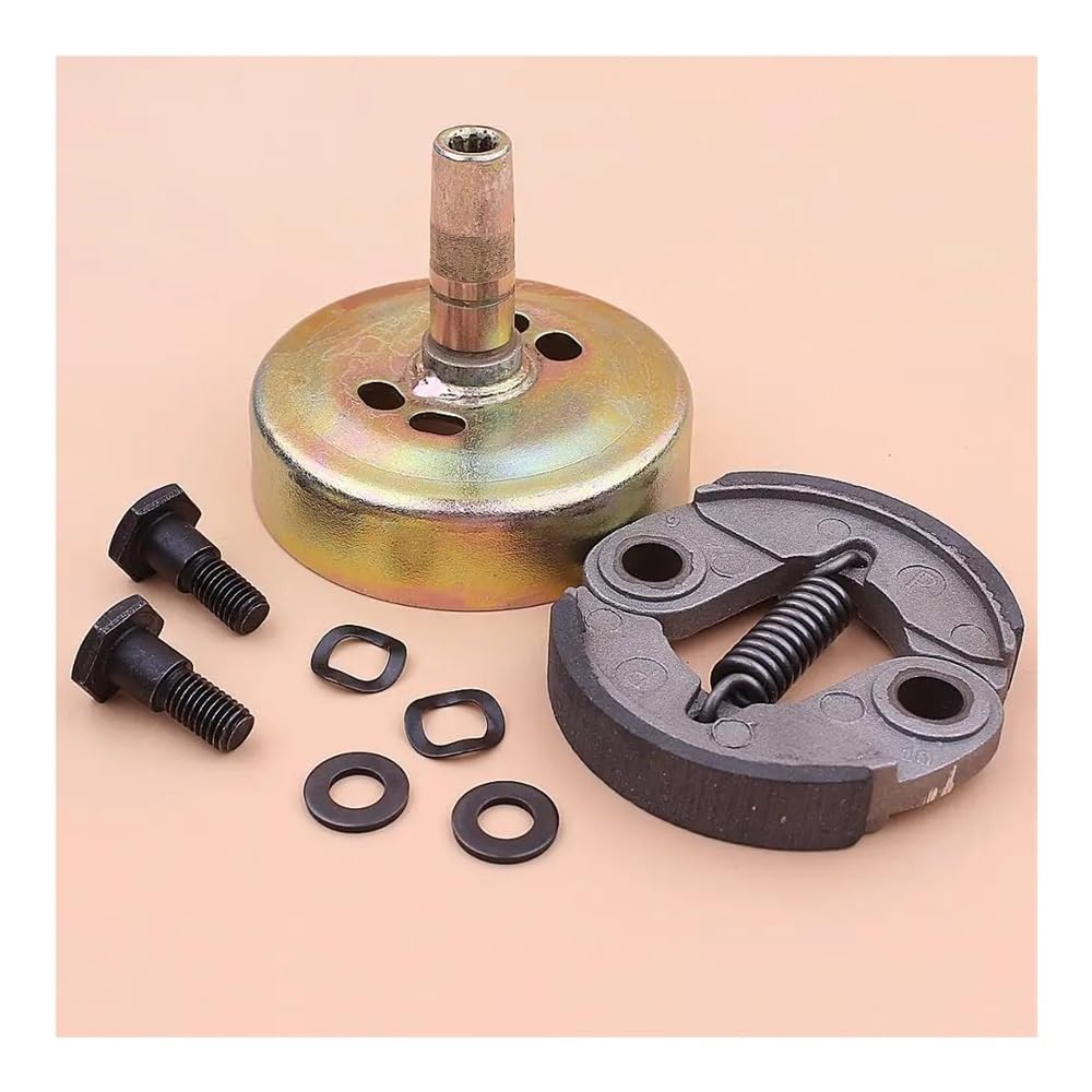 Conjunto de arandela de Perno de Tambor de Embrague 9T Apto for desbrozadora cortadora de césped CG430 43CC