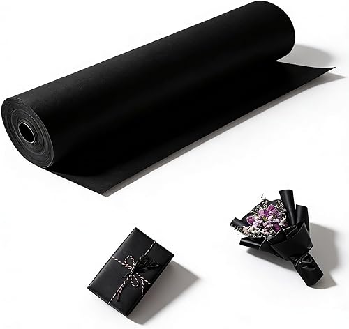 Miniatura 7 de Rollo de papel kraft marrón de 12 x 100 pies (1200 pulgadas) para embalaje de regalo, papel marrón para manualidades, papel kraft para tablón