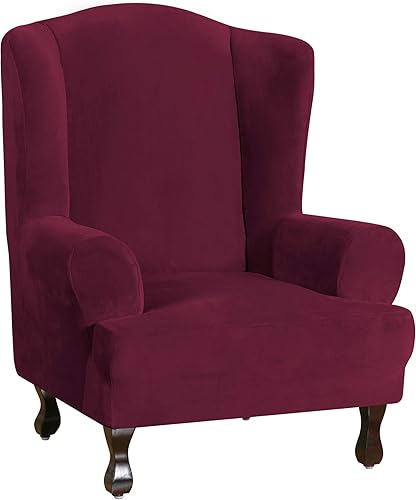 Miniatura 67 de Turquoize Funda elástica de terciopelo para silla, fundas para sofá, funda para silla de sala de estar, funda para sillón con brazos, funda para