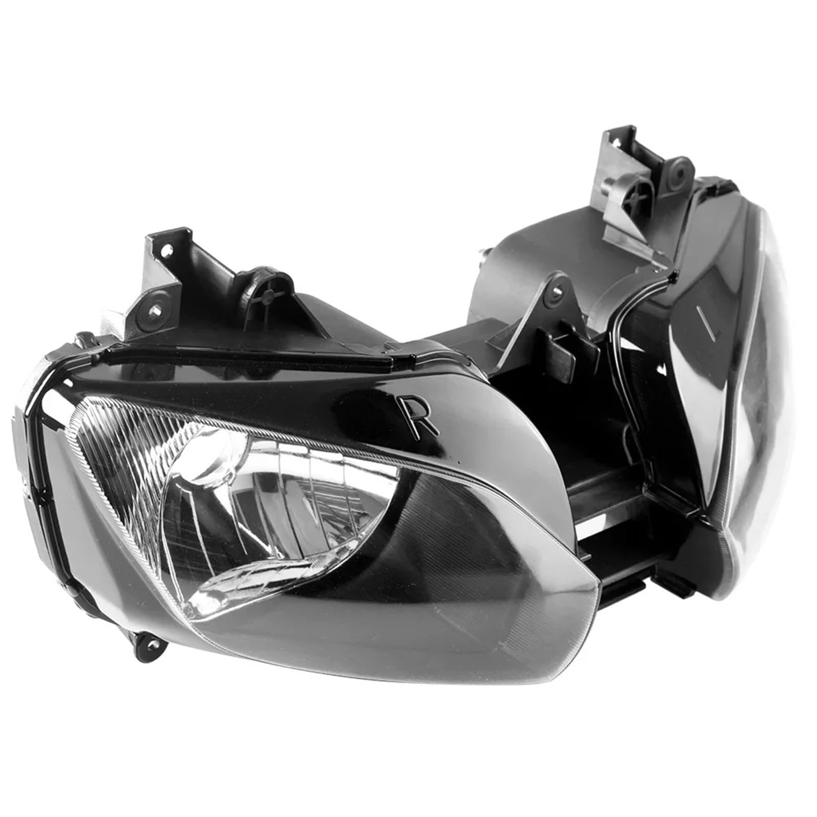faro moto LED Faro delantero de motocicleta, conjunto de faro delantero para YZF R6, para YZF-R6, 1998, 1999, 2000, 2001, 2002