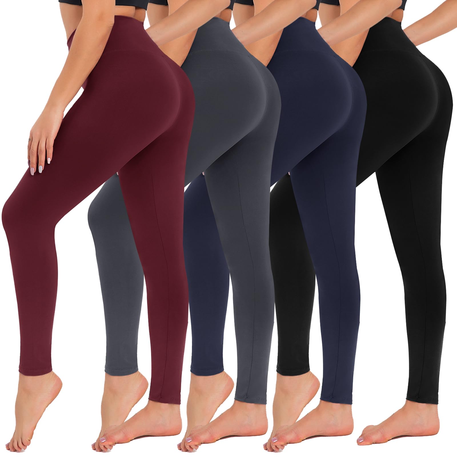 CAMPSNAIL 4 Pack Leggings