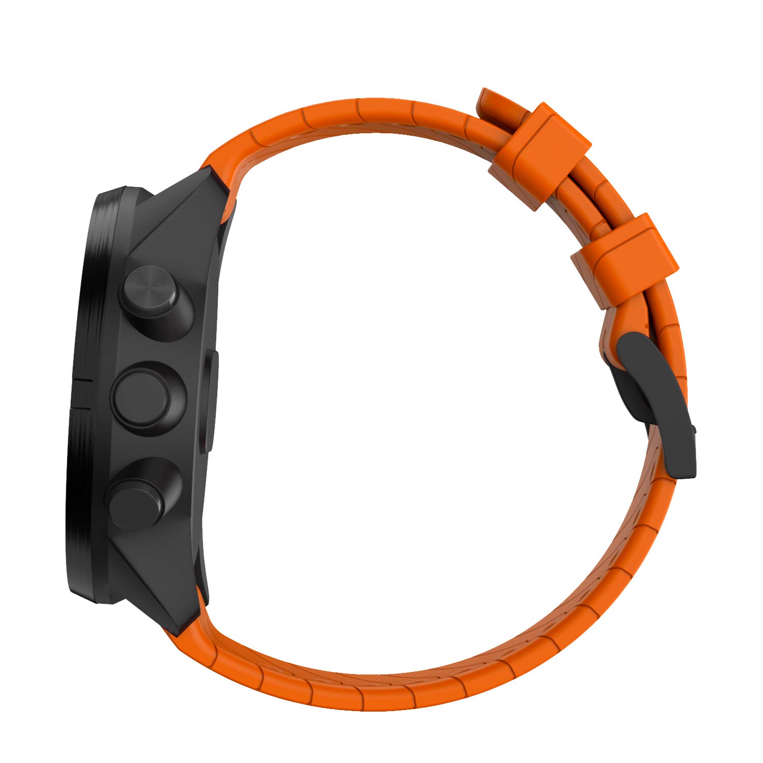 Shieranlee Cinturino Compatibile Per Suunto 9, Spartan E 7: Cinturino Sportivo In Silicone 24mm Con Fori Di Aerazione