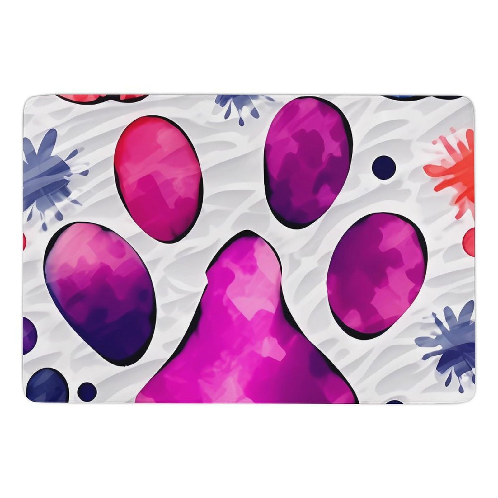 Tapis motif de pattes antidérapant pour éviter les glissades au sol