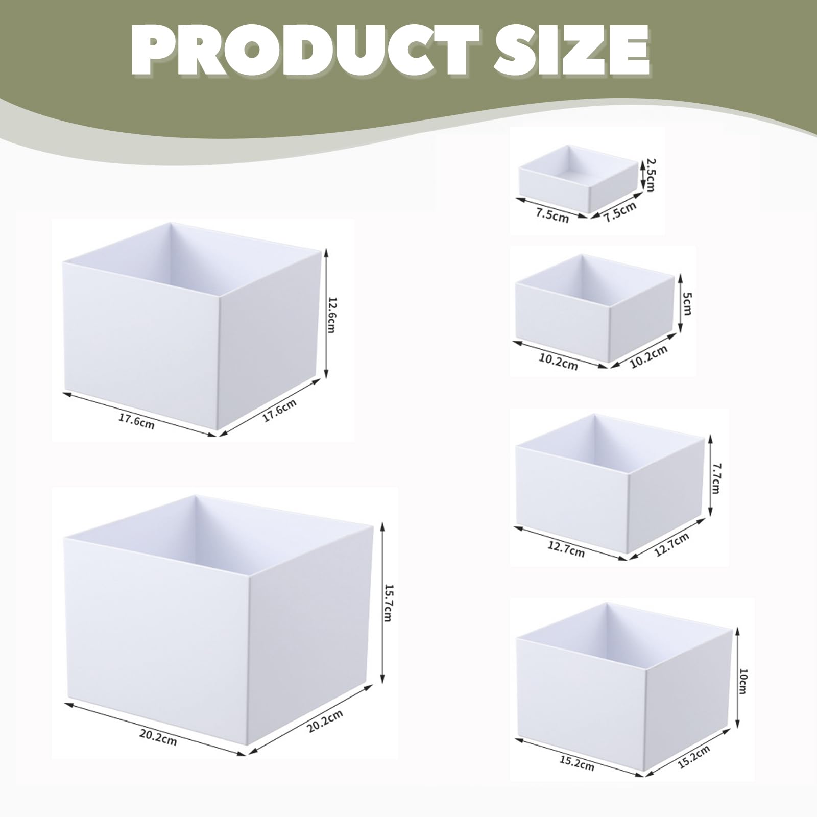 Buffet Riser - Supporto in acrilico, 6 pezzi, con ripiani vuoti, per buffet, per buffet, matrimoni, coda, feste di famiglia, feste di compleanno (bianco)