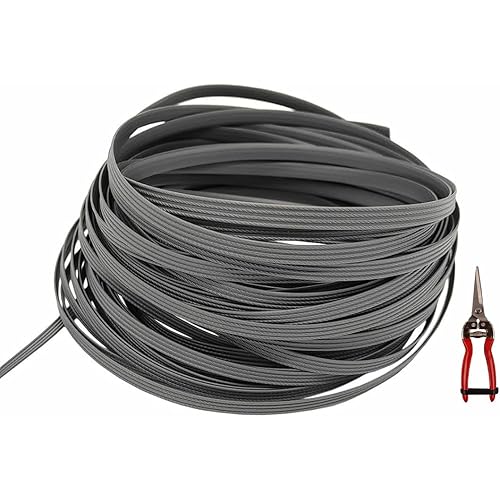 ODSK Repair Kit（Wicker + Scissors） for Wicker Table and Chair, PE Rattan for Outdoor Patio Furniture, All-Weather Wicker for Conversation Set Repair (140 ft) (Grey)