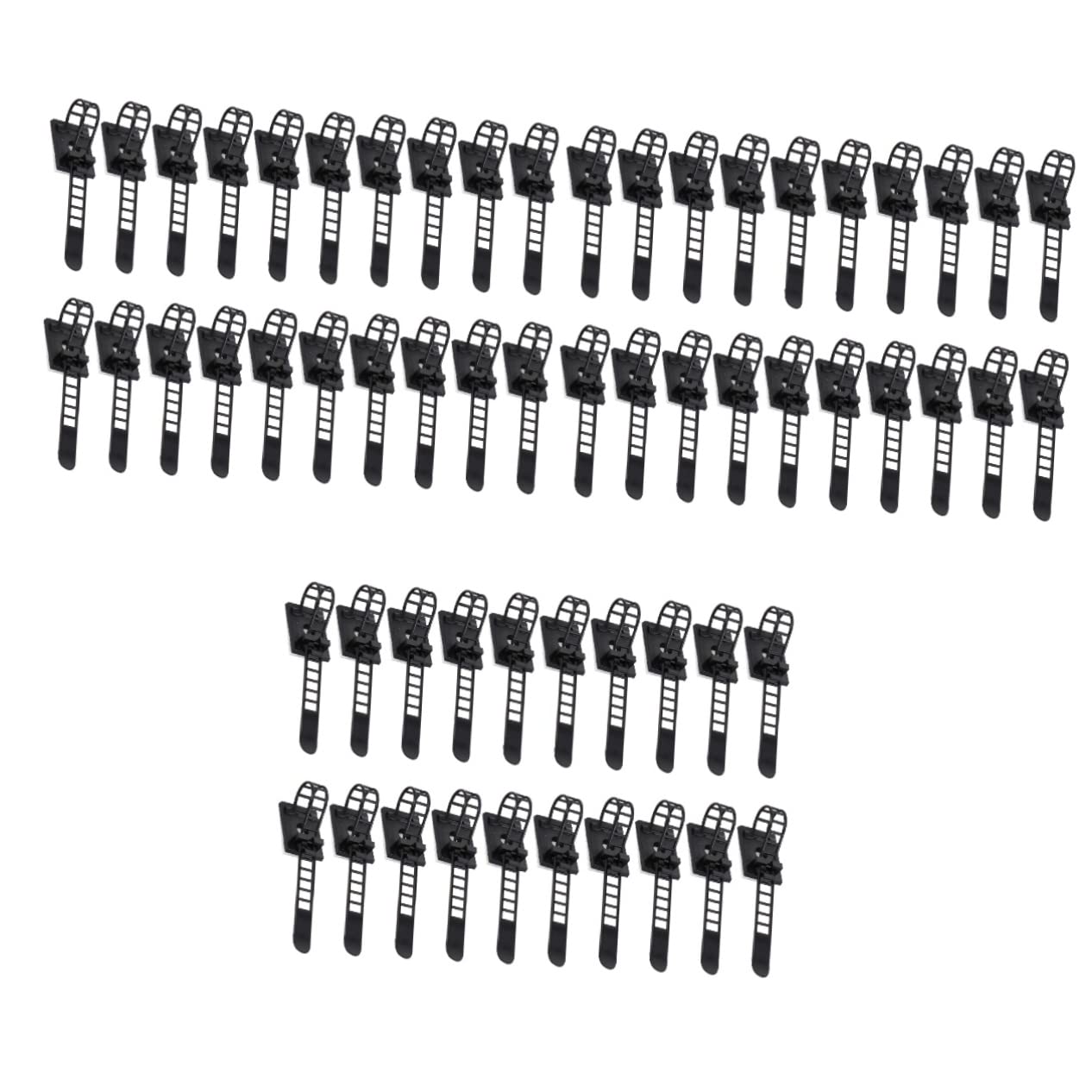 TEHAUX 3 Set Di Morsetti Per Cavi Per La Gestione Di Fascette Fermacavi in ​​nylon Autoadesive Clip Per Cavi Per Organizzare 50 Pezzi * 3