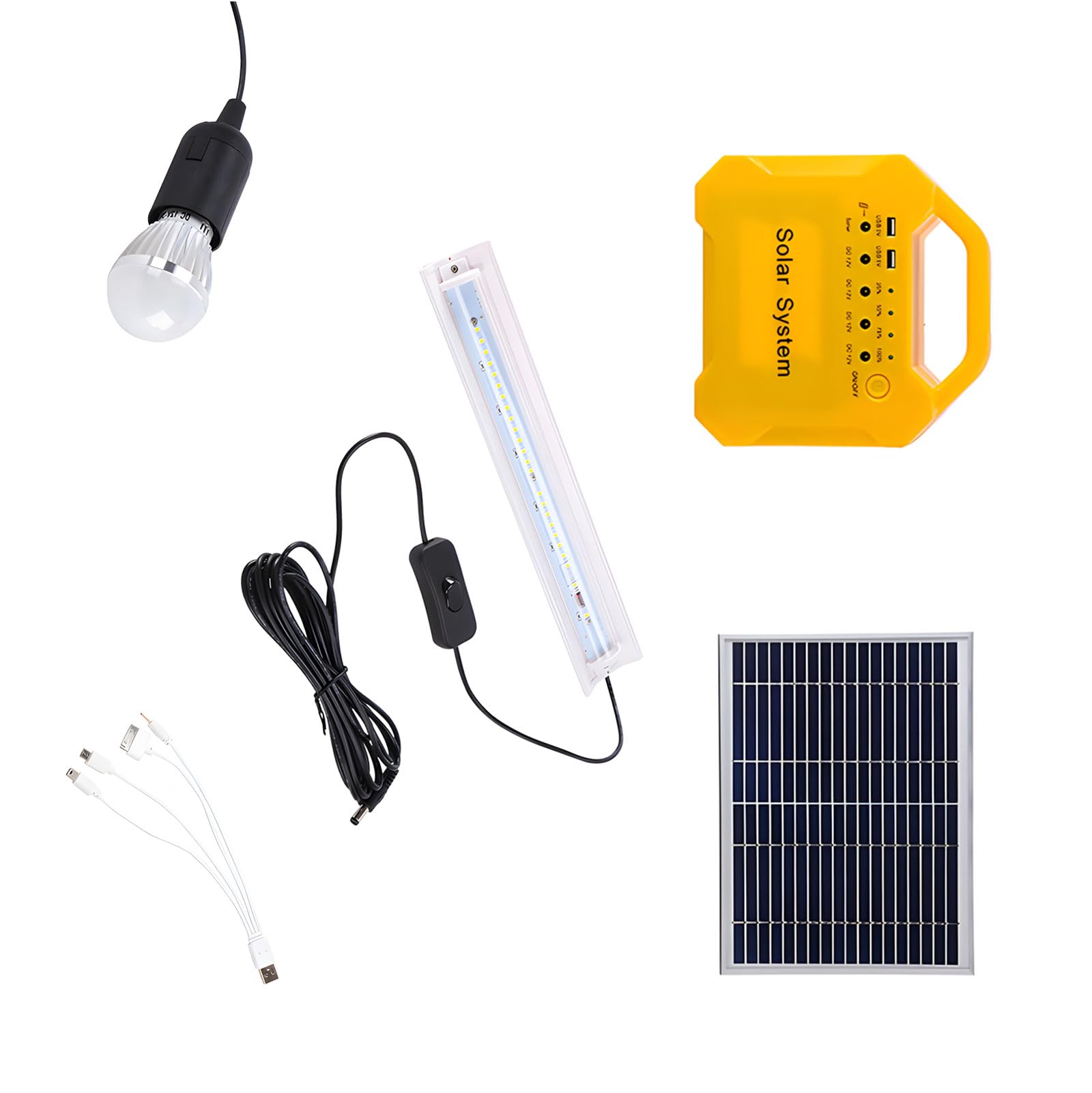 Kaeltsyn Multicolor Multipurpose 7Ah Solar Energy Device With Embedded Battery Compact Design For Home And Outdoor Uses Compact Solar Energy Structure