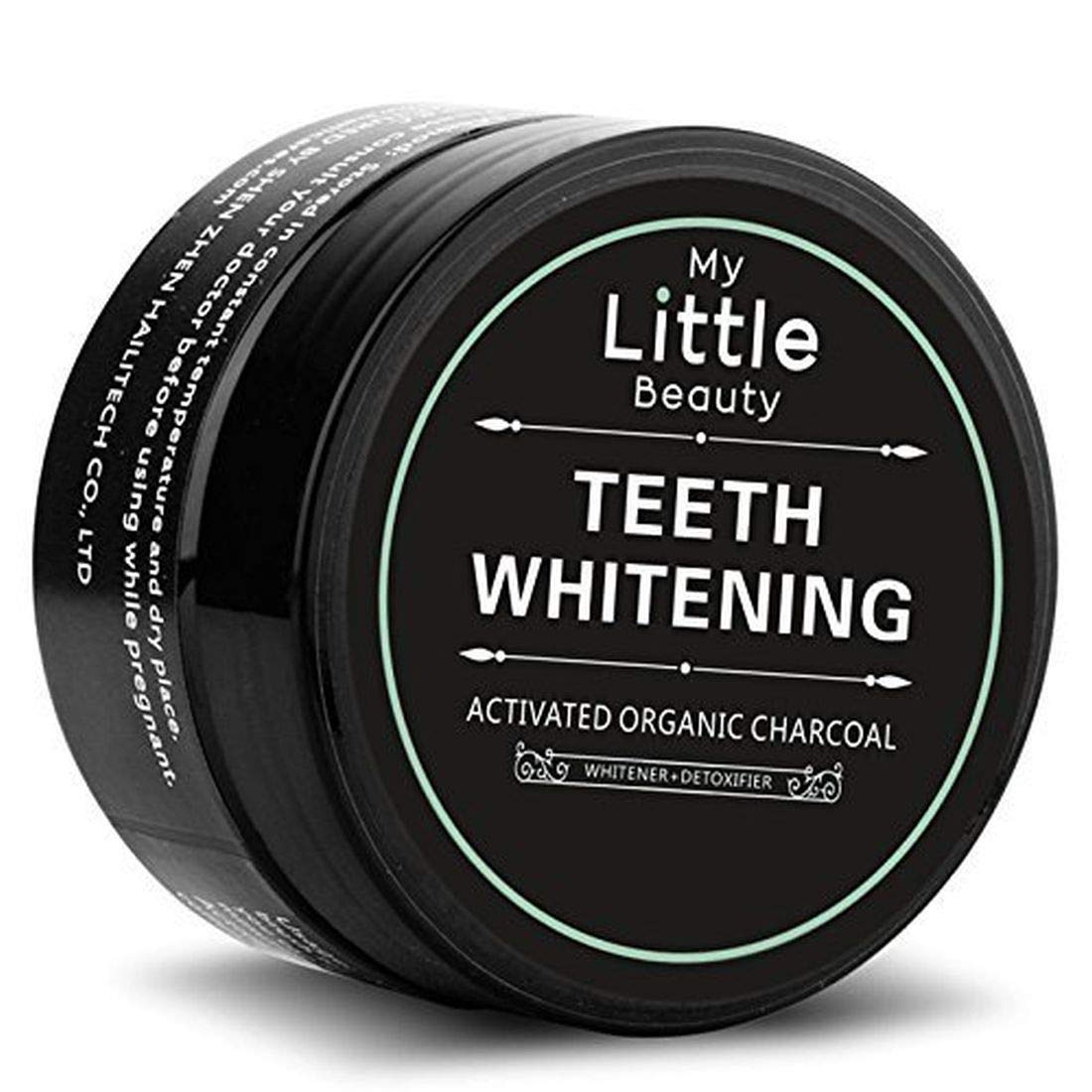 Teeth Whitening Charcoal - MY LITTLE BEAUTY Organic Tooth Whitener Charcoal Powder 2 12oz 60 g