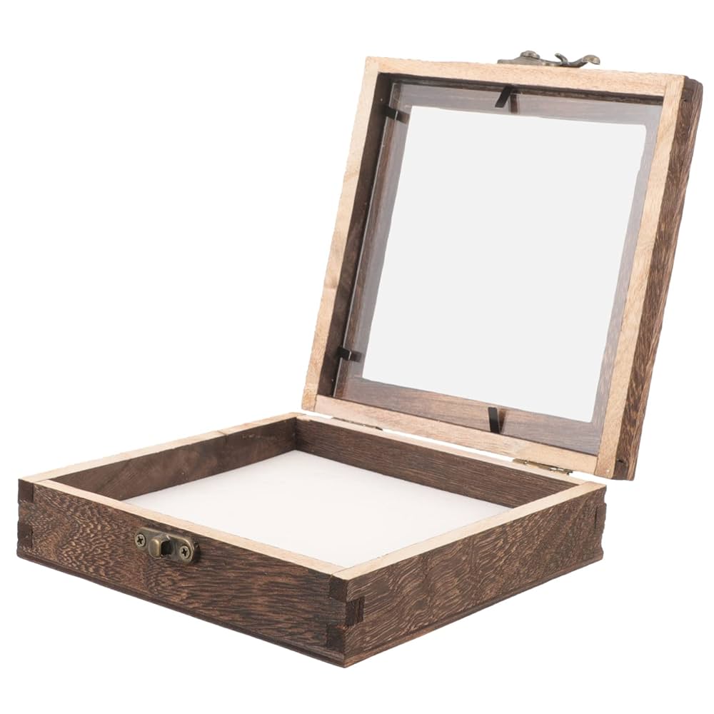 Amazon.co.jp: PartyKindom 1 セット ガラス昆虫標本箱 標本