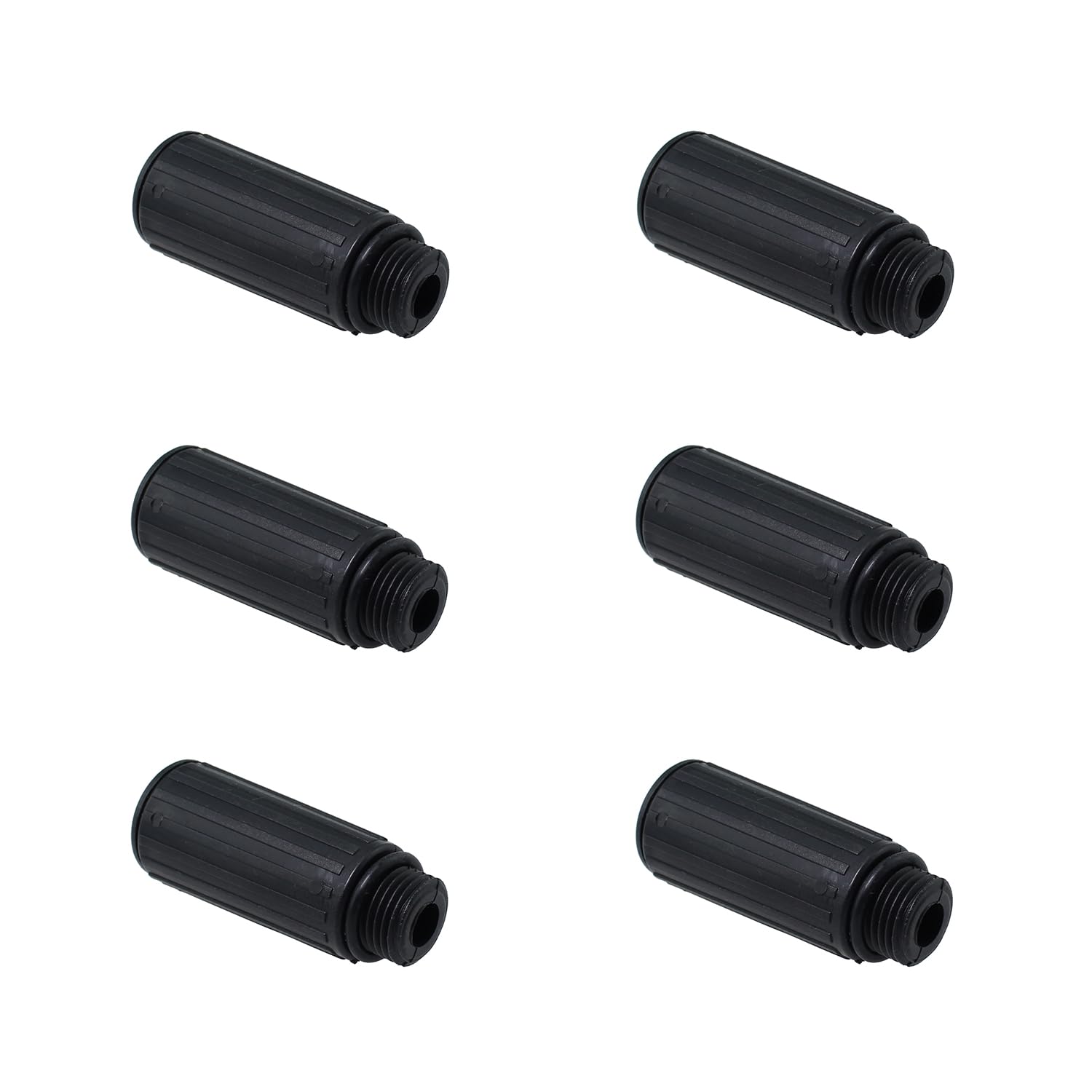 Maxmoral 6PCS Air Compressor Pump Part Engineering Plastic Breathing Nozzle Valve Air Vent Cap Air Compressor Breather Rod 15.5MM/0.6Inch Suitable for Most Piston Compressor