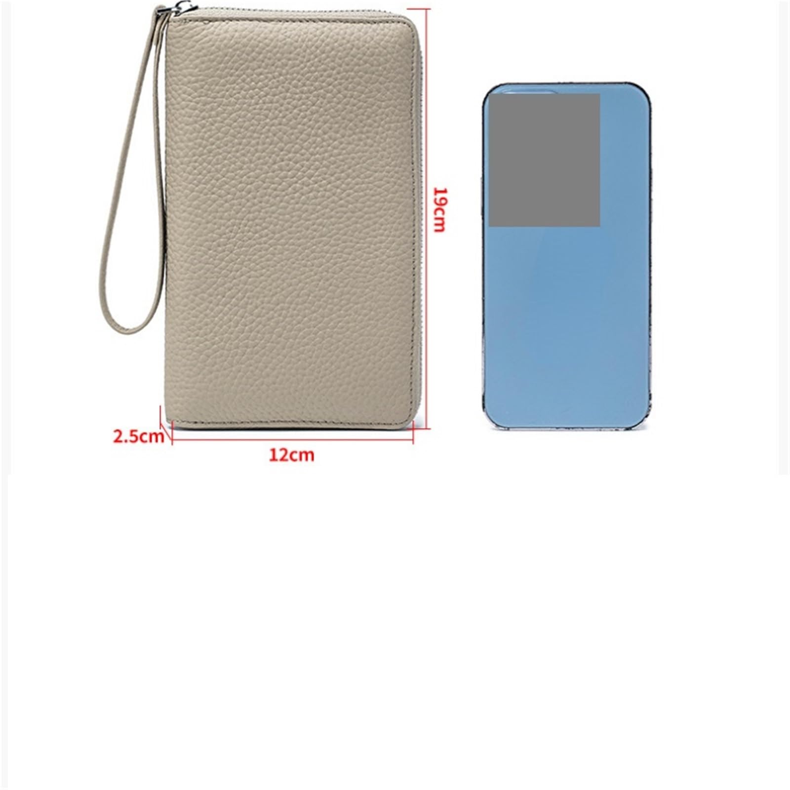 Borsa for passaporto in pelle Porta carte for donna di grande capacità biglietti for documenti da viaggio Per Domestico(Deep red)