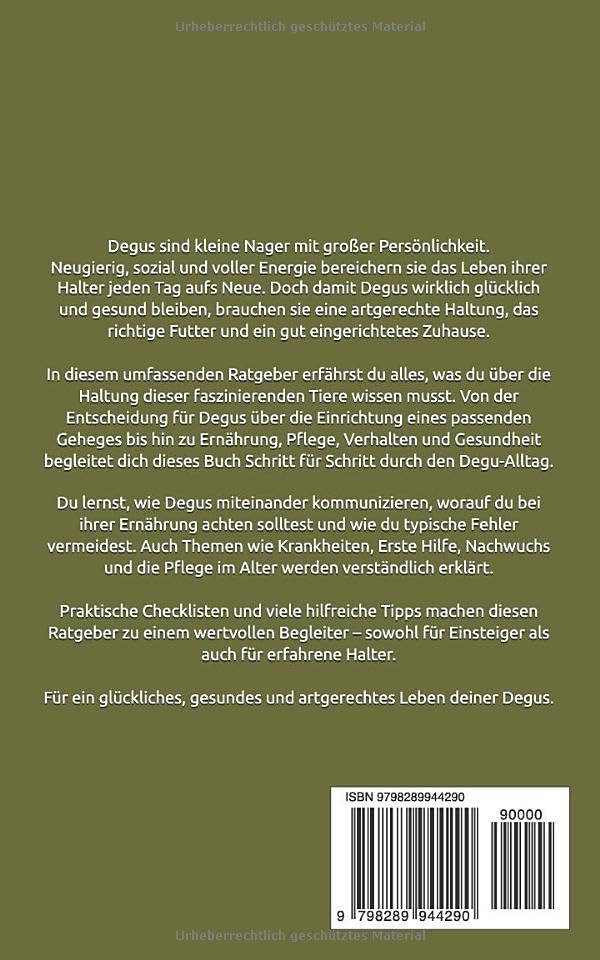 Degus: Der Ratgeber